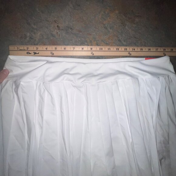 DSG Pleated Mid Rise‎ Skort, XXL, White - Picture 4 of 9